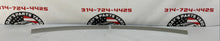 2008 Pontiac G8 GT LH & RH Silver Dash Trim Accent Applique Panel OEM