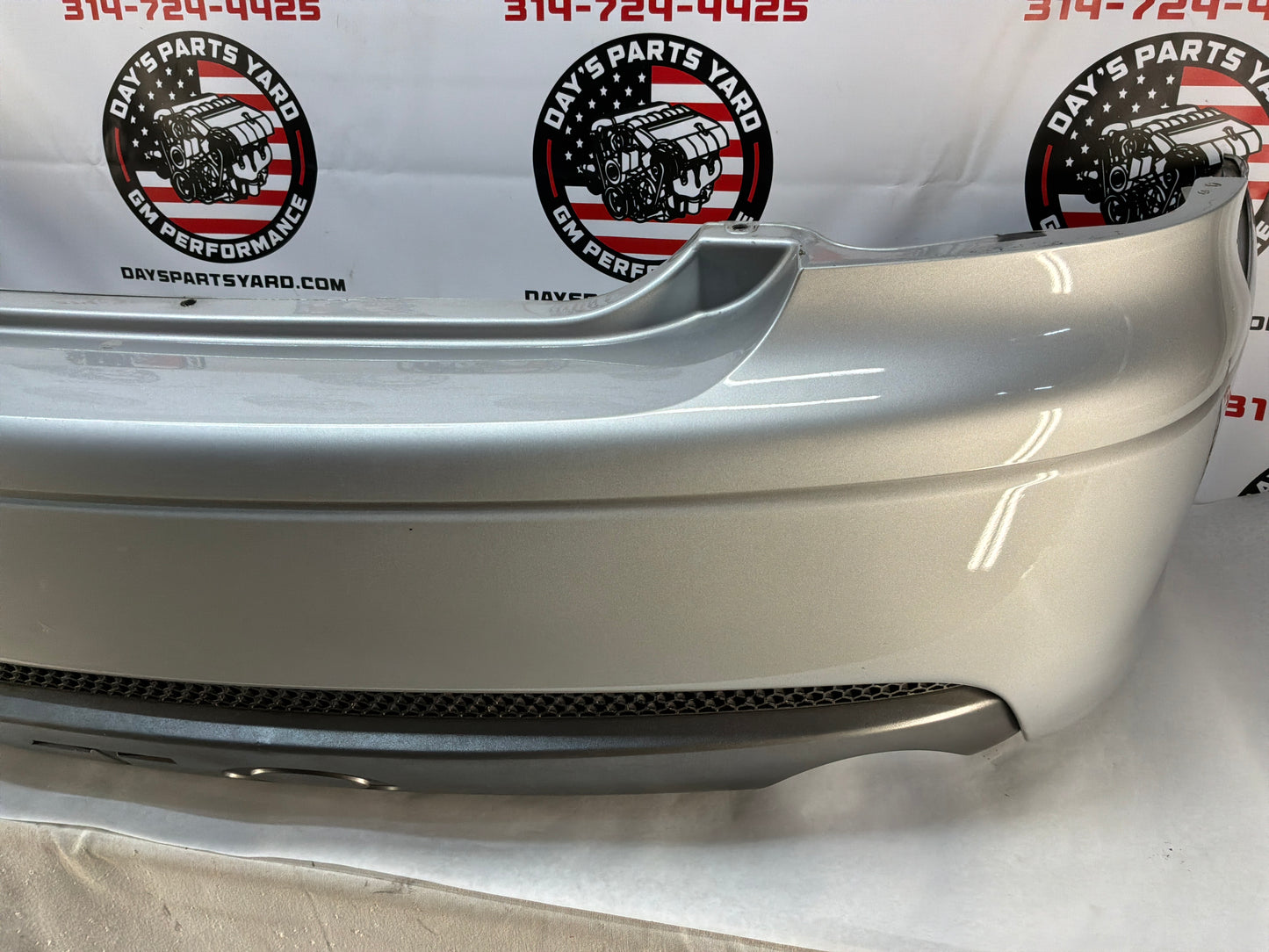 2005 Pontiac GTO Rear Bumper Cover w/ Lower Insert Valance Diffuser Panel Silver OEM