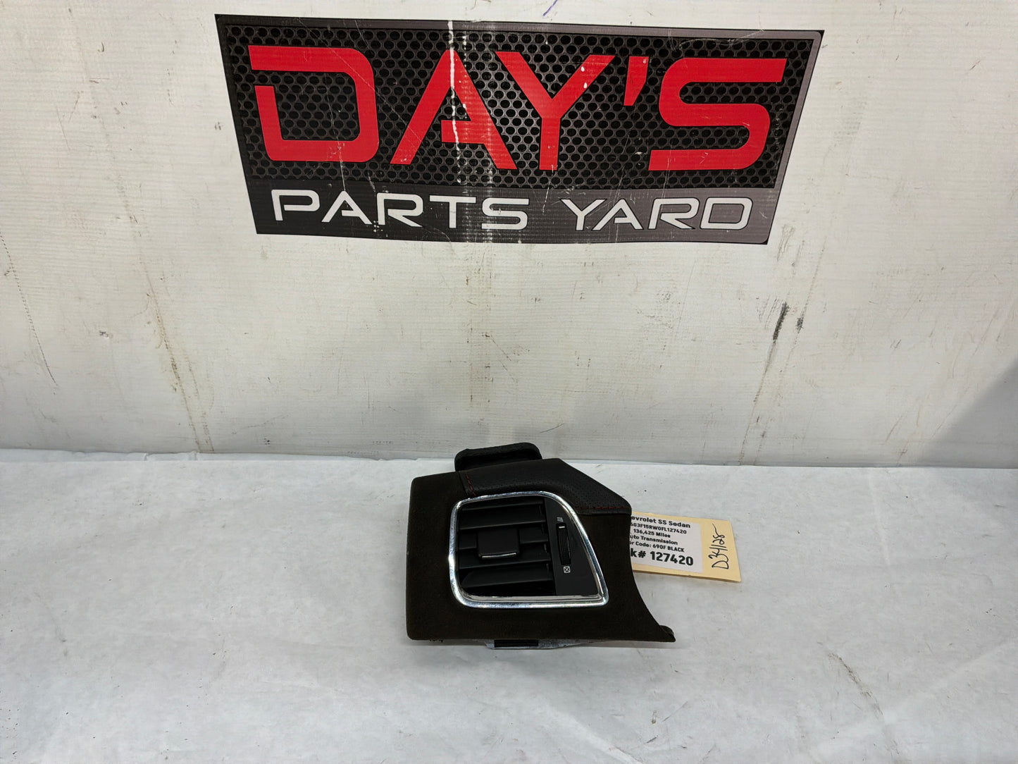 2015 Chevy SS Sedan LH Driver Dash Vent OEM - Day's Parts Yard