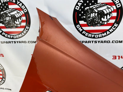2008 Pontiac G8 Base RH Passenger Front Fender Orange OEM