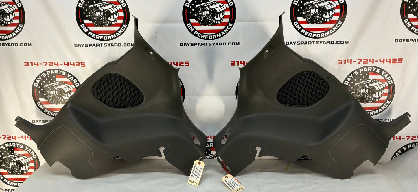 1999 Pontiac Firebird Trans Am Formula WS6 Rear RH & LH Interior Quarter Sail Panel OEM