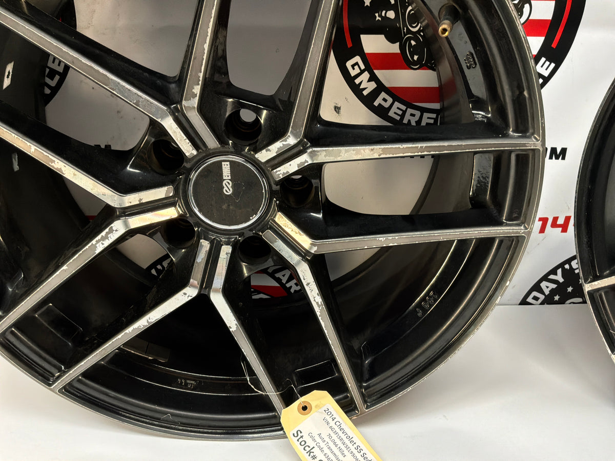 2014 Chevy SS Sedan Enkei RPF1 Wheels Rims 19x8 19x9
