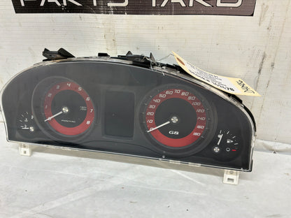 2008 Pontiac G8 GT Gauge Cluster Speedometer Instrument Panel Red Hot OEM