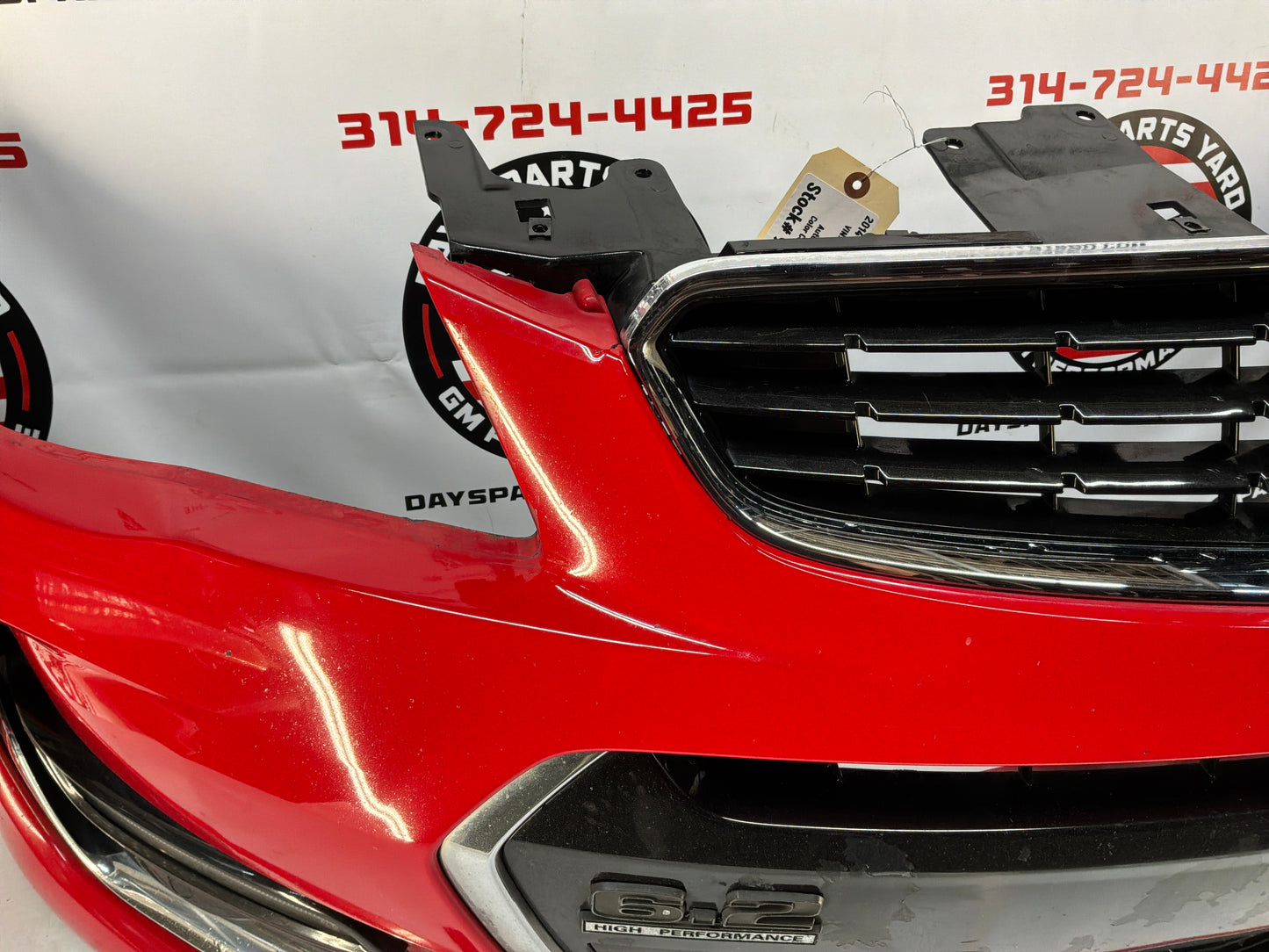 2014 Chevy SS Sedan Complete Front Bumper Fascia Cover Red OEM