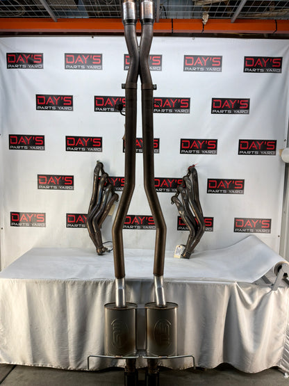 2011 Cadillac CTS-V Coupe Stainless Works Complete Exhaust Long Tube Header X Pipe Mufflers