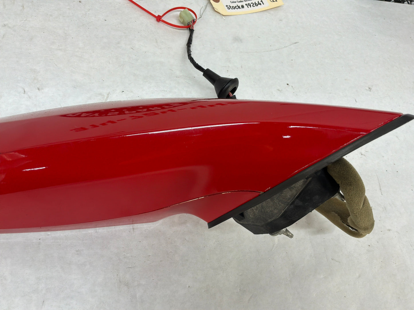 2013 Chevy Camaro 1LERH Passenger Exterior Out Side Mirror Red OEM