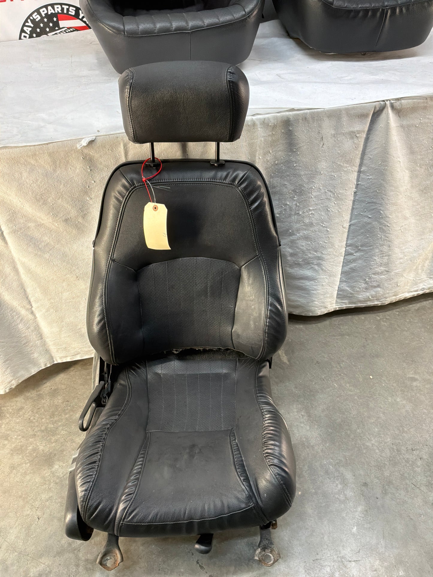 2002 Pontiac Trans Am WS6 Fronts and Rears Black Leather Seats OEM