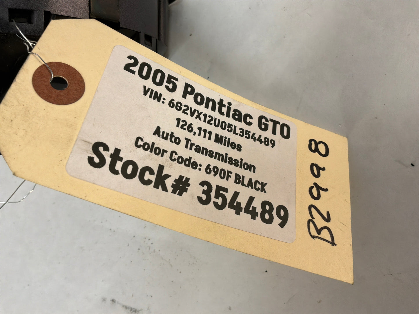 2005 Pontiac GTO LH Driver Door Panel HVAC Vent OEM