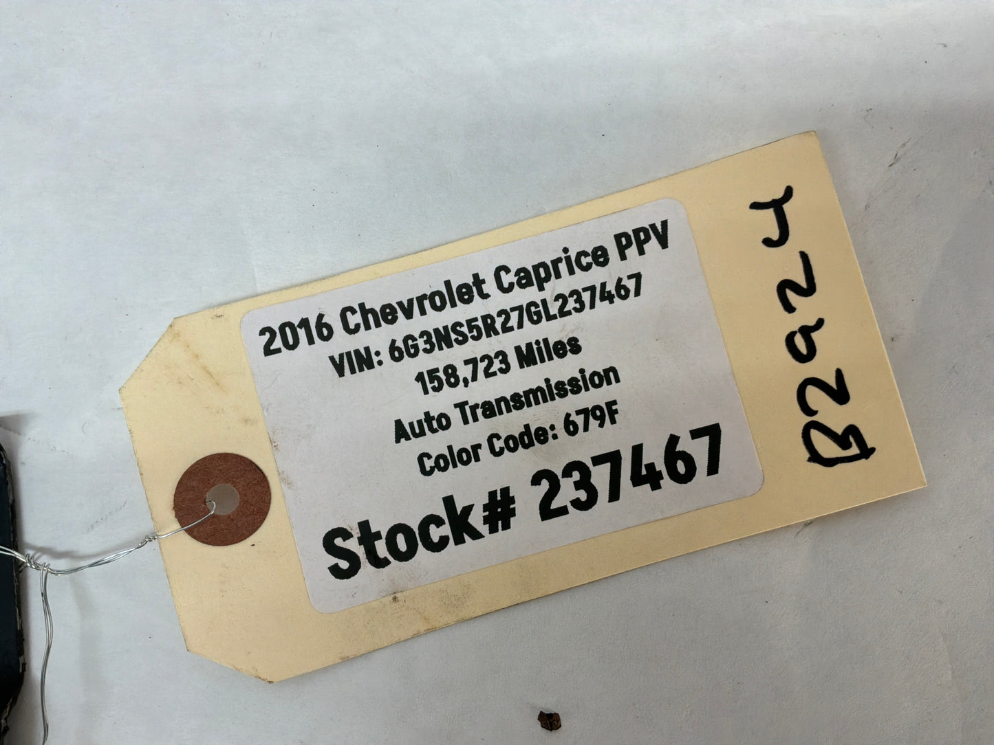 2016 Chevy Caprice PPV Transmission Tunnel Body Brace Bracket OEM