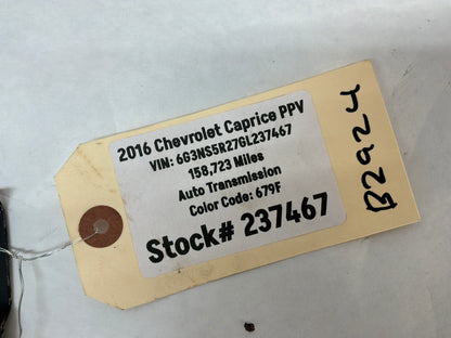 2016 Chevy Caprice PPV Transmission Tunnel Body Brace Bracket OEM