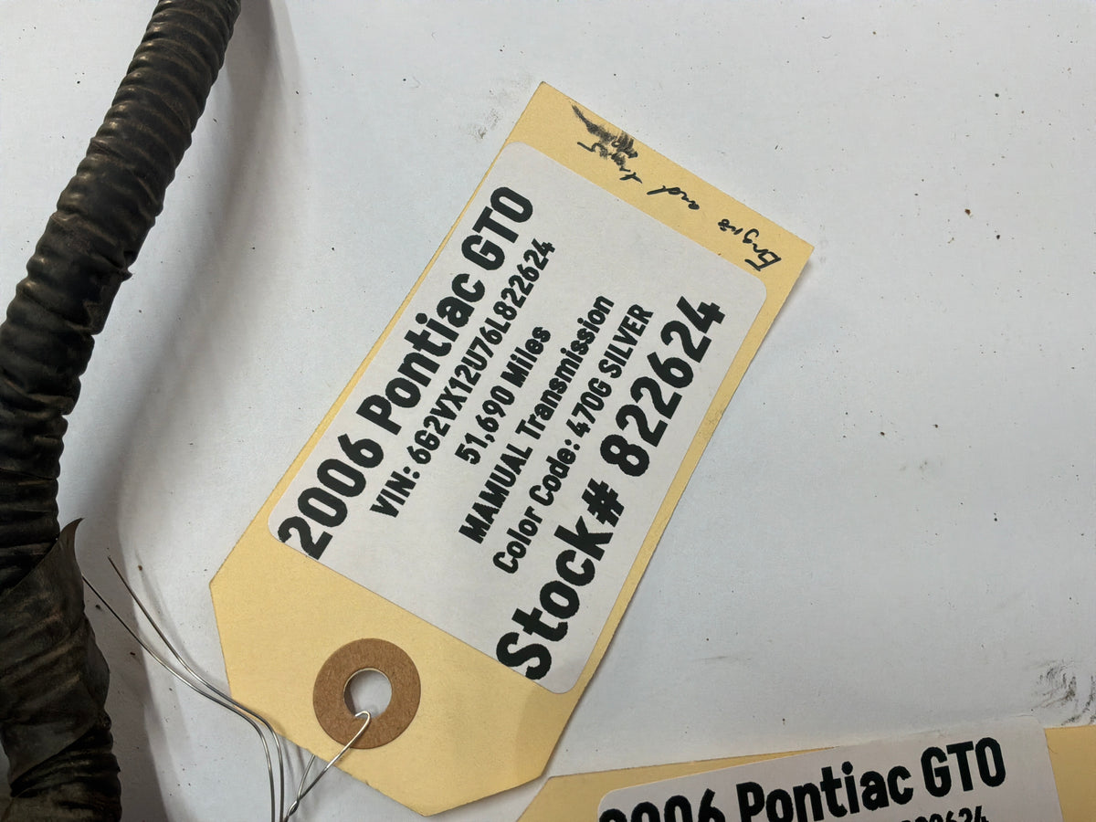2006 Pontiac GTO Engine Motor Auto Transmission Wire Wiring Harness OEM