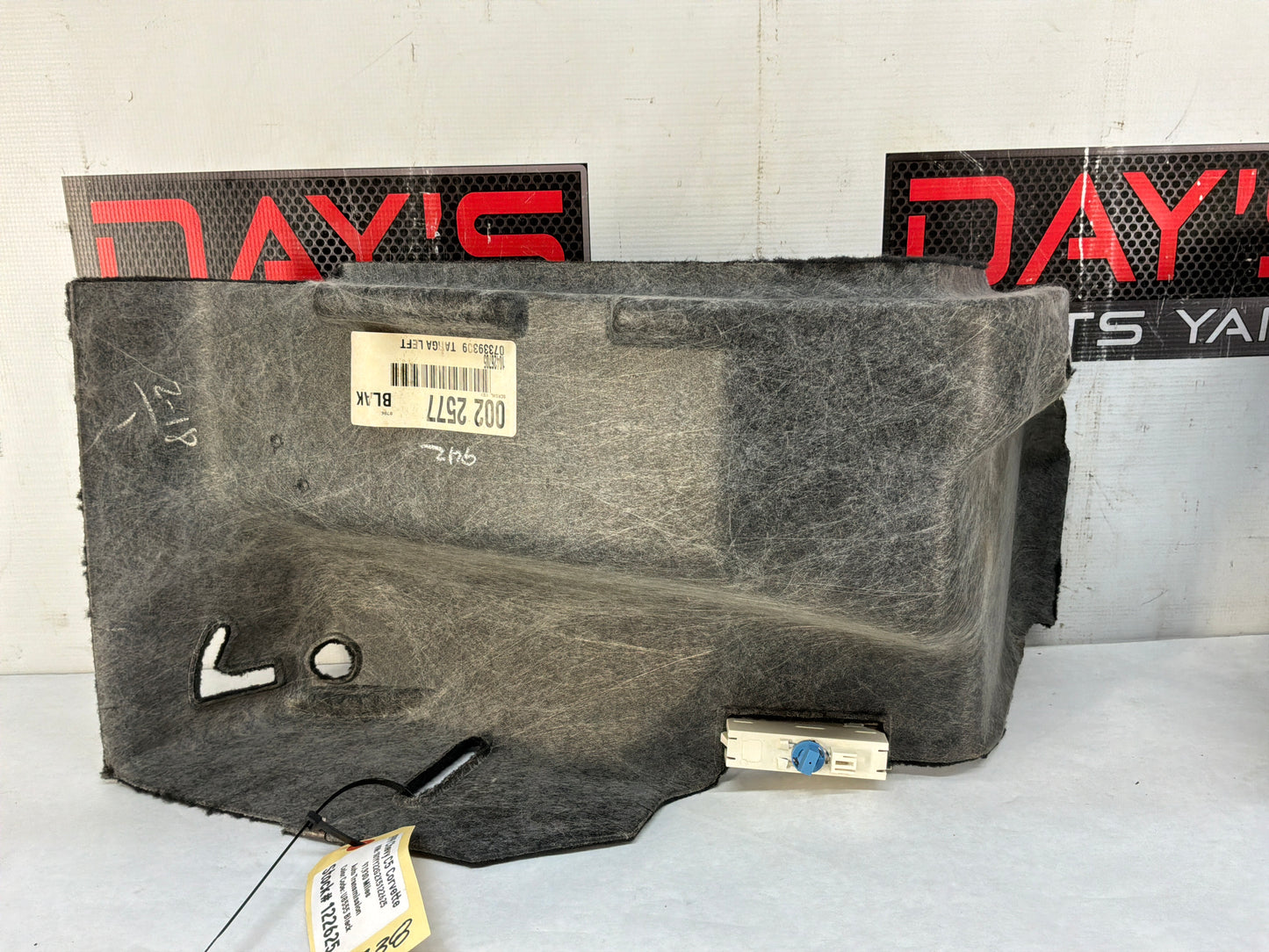 1999 Chevy C5 Corvette RH & LH Rear Trunk Cargo Compartment Carpet Trim Liner Insert OEM