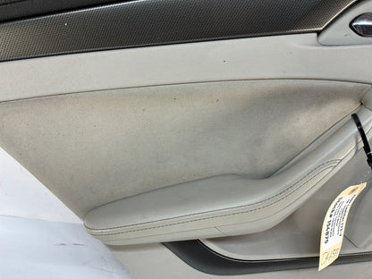 2009 Cadillac CTS-V LH Driver Rear Interior Door Panel OEM Titanium