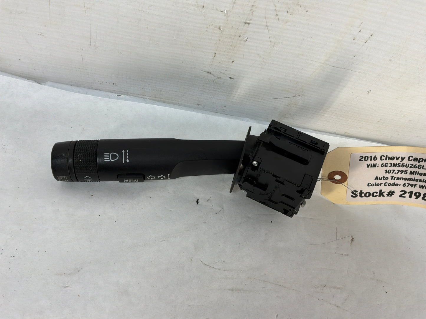 2016 Chevy Caprice PPV Turn Signal Blinker Control Switch Assembly OEM
