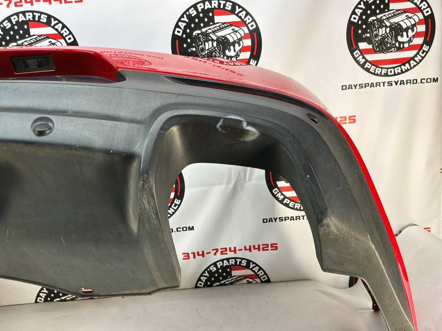 2014 Chevy SS Sedan Rear Bumper Cover Red OEM