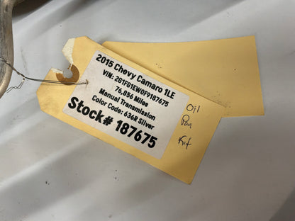 2015 Chevrolet Camaro SS 1LE  Oil Pan Widget Tray & Pick Up Tube OEM