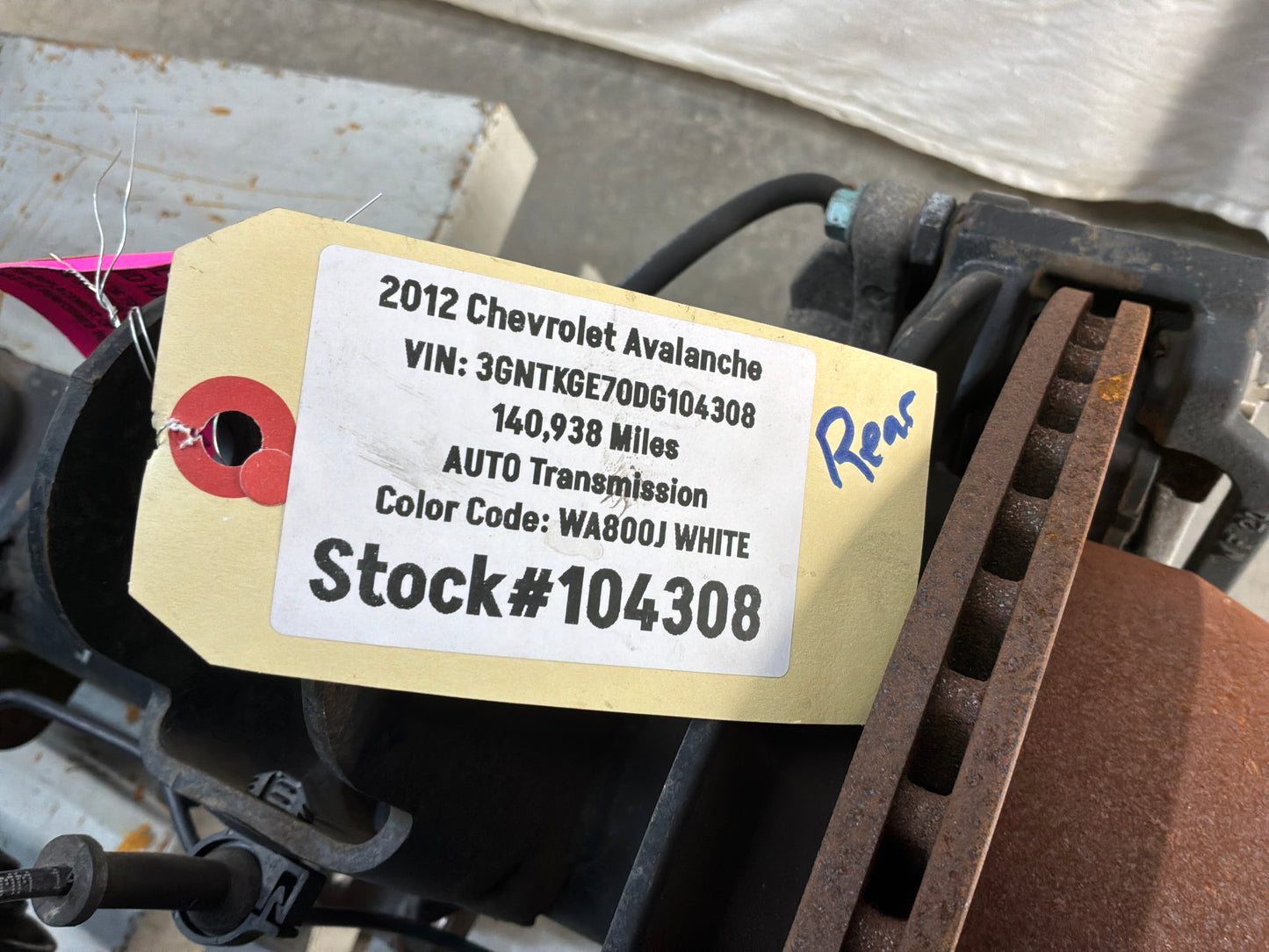 2012 Chevy Avalanche 3.42 LSD Rear End Axle Carrier Rearend Differential OEM