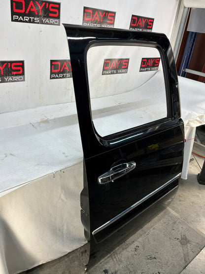 2013 GMC Sierra C1500 SLE RH Passenger Rear Exterior Door Black OEM - Day's Parts Yard