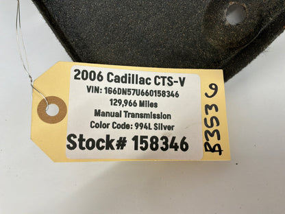 2006 Cadillac CTS-V Trunk Deck Lid Liner Carpet Felt OEM