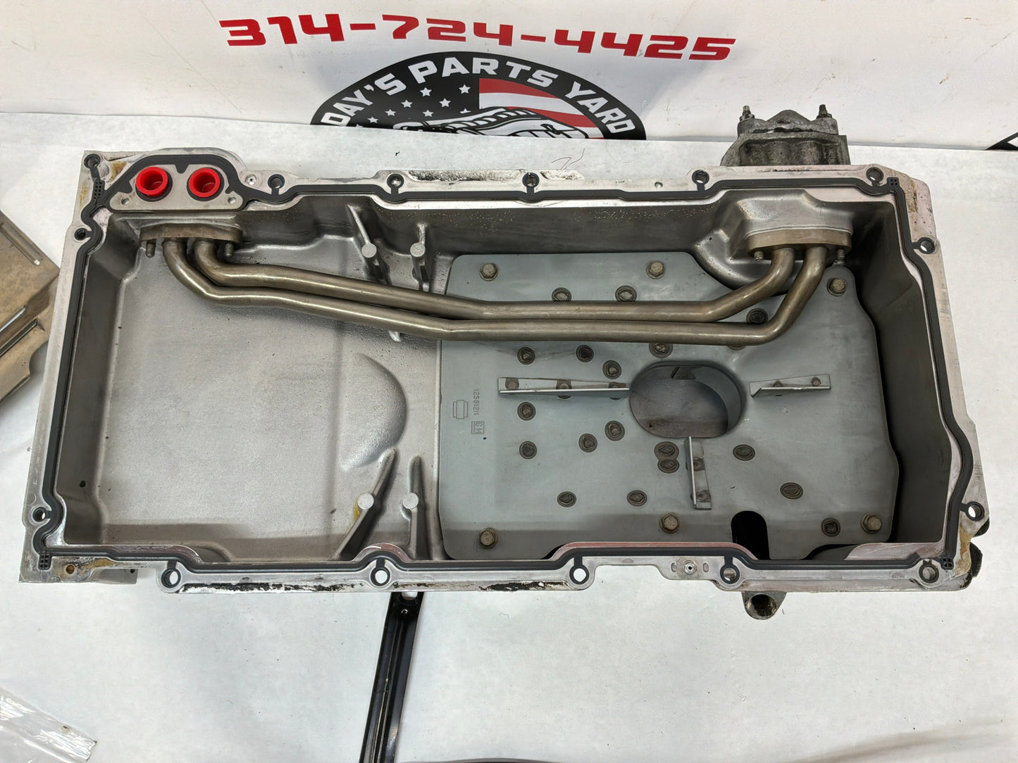 2005 Pontiac GTO Complete Oil Pan Assembly Pick Up Tube Windage Tray Dip Stick OEM