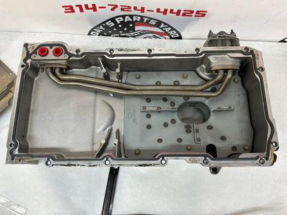2005 Pontiac GTO Complete Oil Pan Assembly Pick Up Tube Windage Tray Dip Stick OEM
