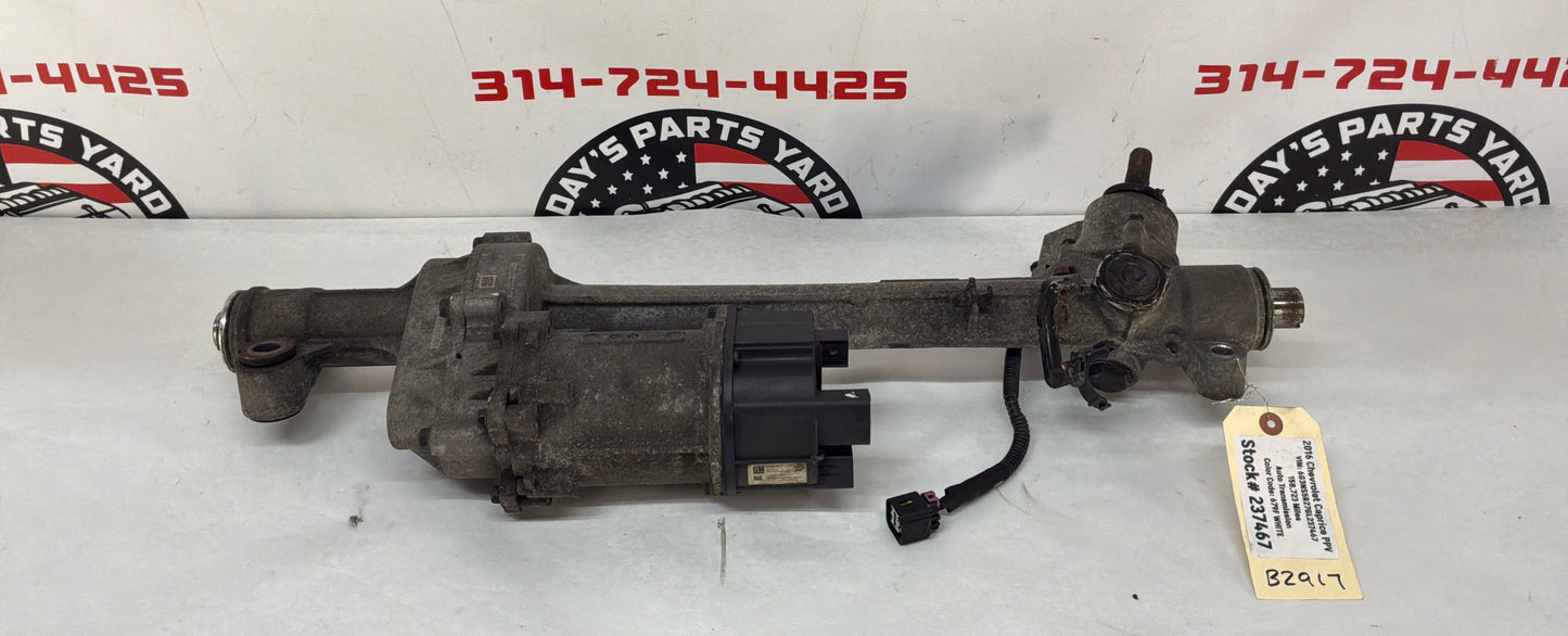 2016 Chevy Caprice PPV Electric Power Steering Rack and Pinion Gear OEM