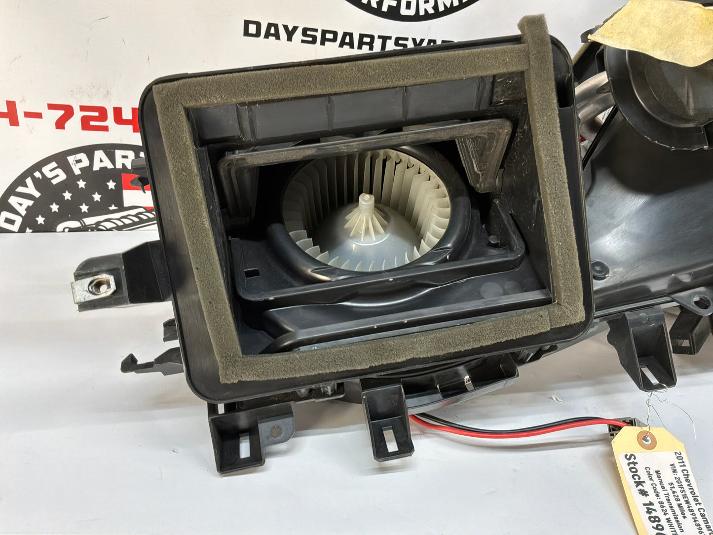 2011 Chevy Camaro SS HVAC Heater AC Housing Box Blower Motor Assembly OEM