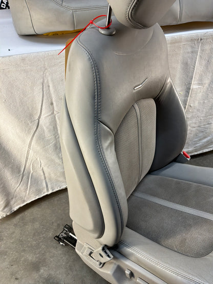2009 Cadillac CTS-V Seats Fronts and Rears Leather and Suede OEM Titanium