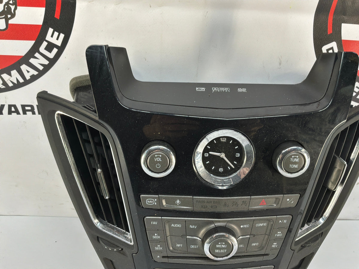 2009 Cadillac CTS-V Radio CD Navigation Climate Control Dash Panel Unit HVAC OEM