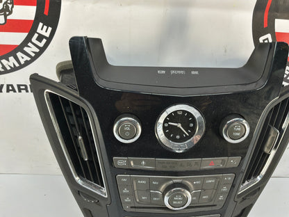 2009 Cadillac CTS-V Radio CD Navigation Climate Control Dash Panel Unit HVAC OEM