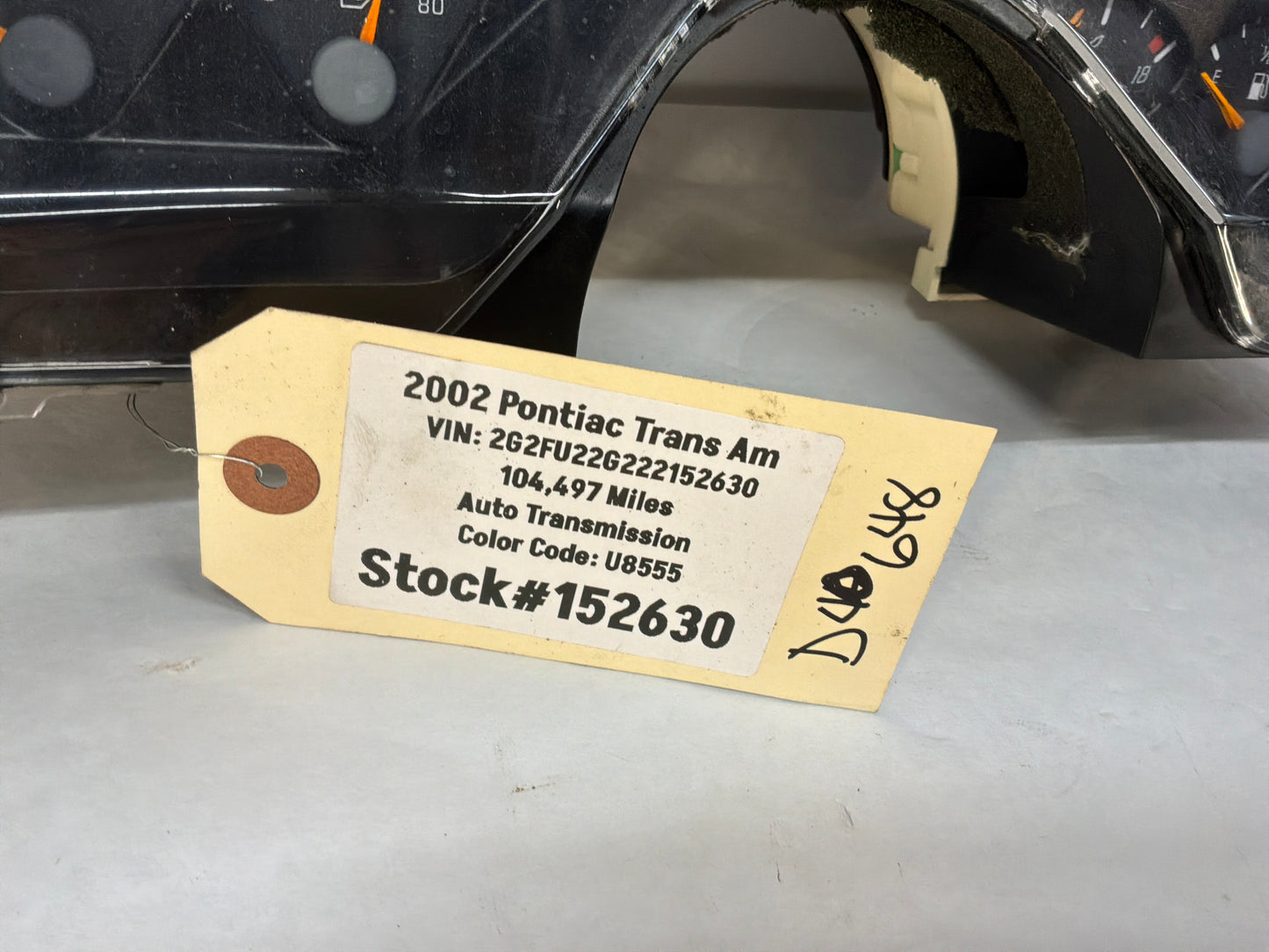 2002 Pontiac Trans Am WS6 Gauge Cluster Speedometer Instrument Panel OEM