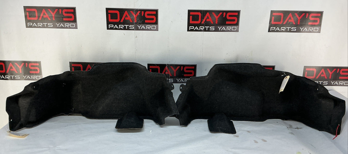 2015 Chevy Camaro SS RH & LH Interior Quarter Panel Trunk Compartment Felt Carpet Liner OEM