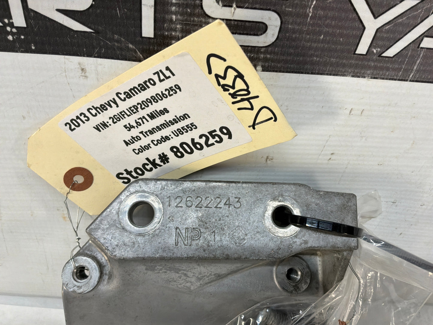 2013 Chevy Camaro ZL1 A/C Air Conditioner Compressor Bracket Mount w/ Hardware OEM