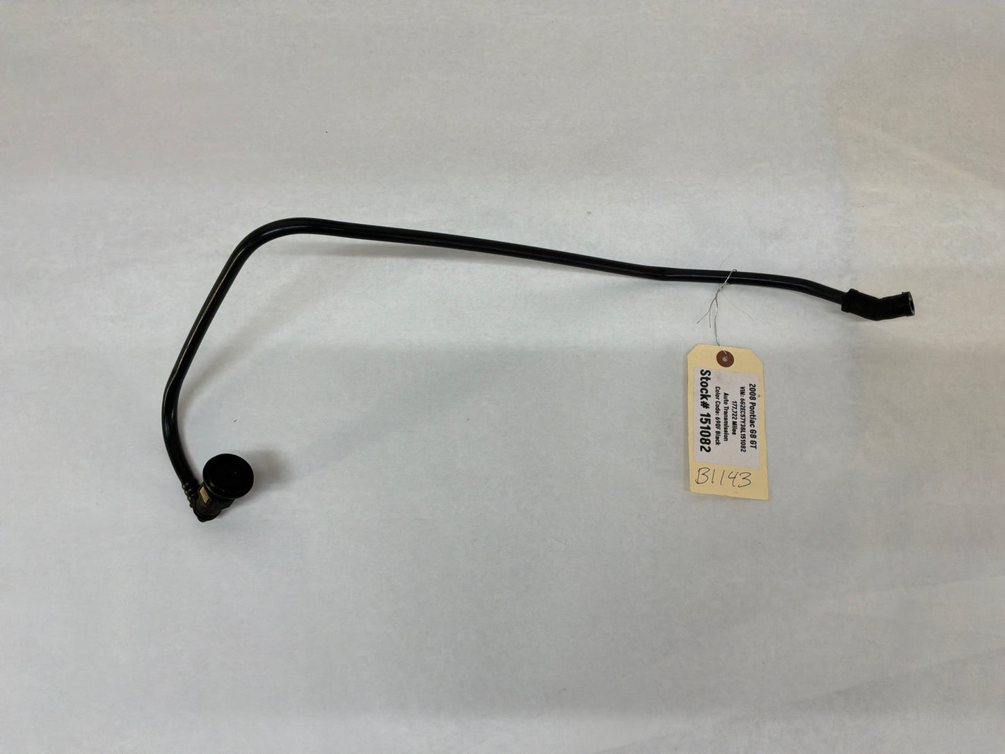 2008 Pontiac G8 GT Air Intake Evap PCV Line Tube Hose OEM