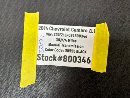 2014 Chevy Camaro ZL1 Hard Spare Tire Compartment Trunk Battery Stowage Cover Panel OEM