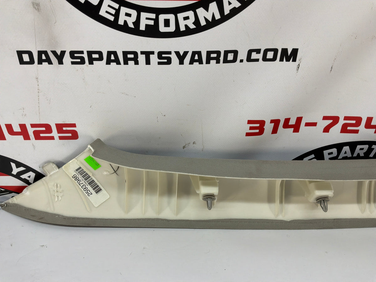 2009 Cadillac CTS-V RH & LH Interior A Pillar Windshield Trim Molding Panel OEM Light Titnum