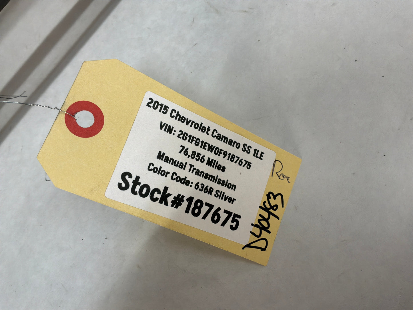 2015 Chevrolet Camaro SS 1LE Rear Bumper Energy Impact Absorber OEM