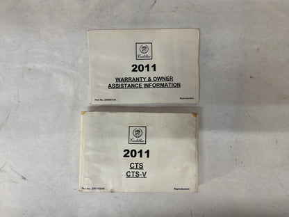 2011 Cadillac CTS-V Coupe Owners Manual Booklet OEM