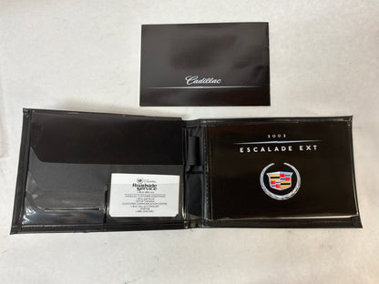 2002 Cadillac Escalade EXT Owners Manual Booklet OEM