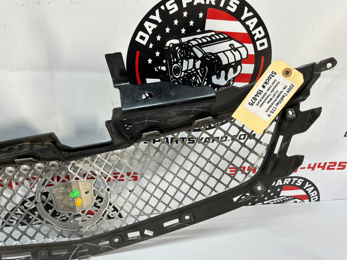 2009 Cadillac CTS-V Front Bumper Upper Grille OEM