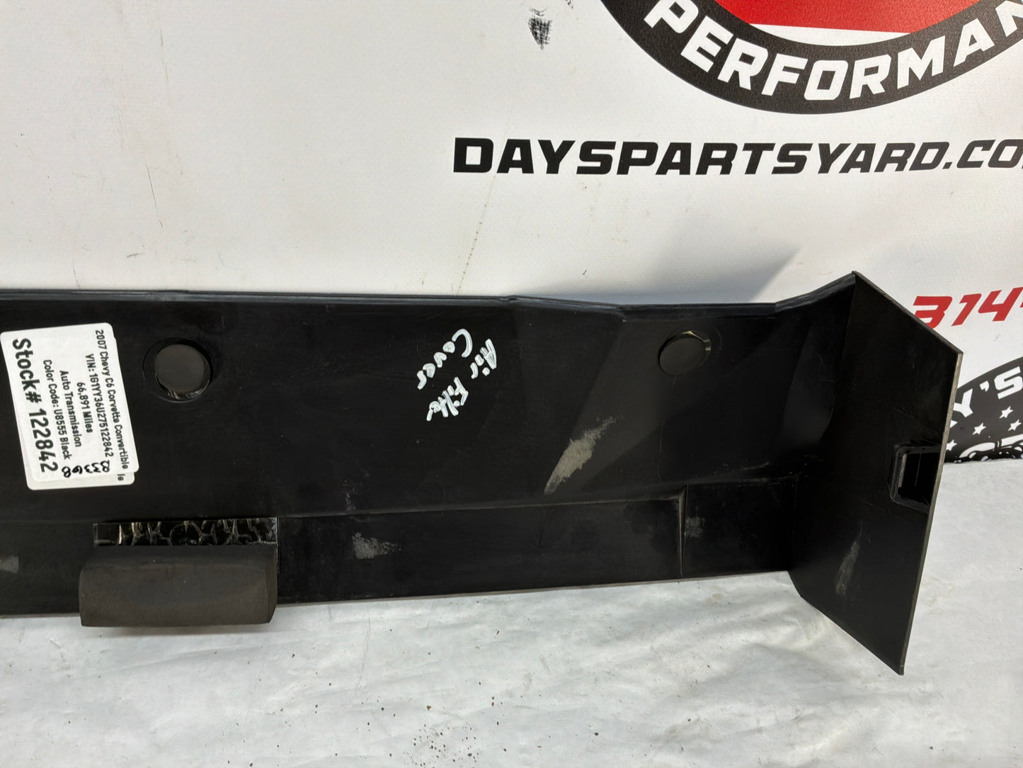 2007 C6 Corvette Convertible Intake Air Filter Lower Cover OEM