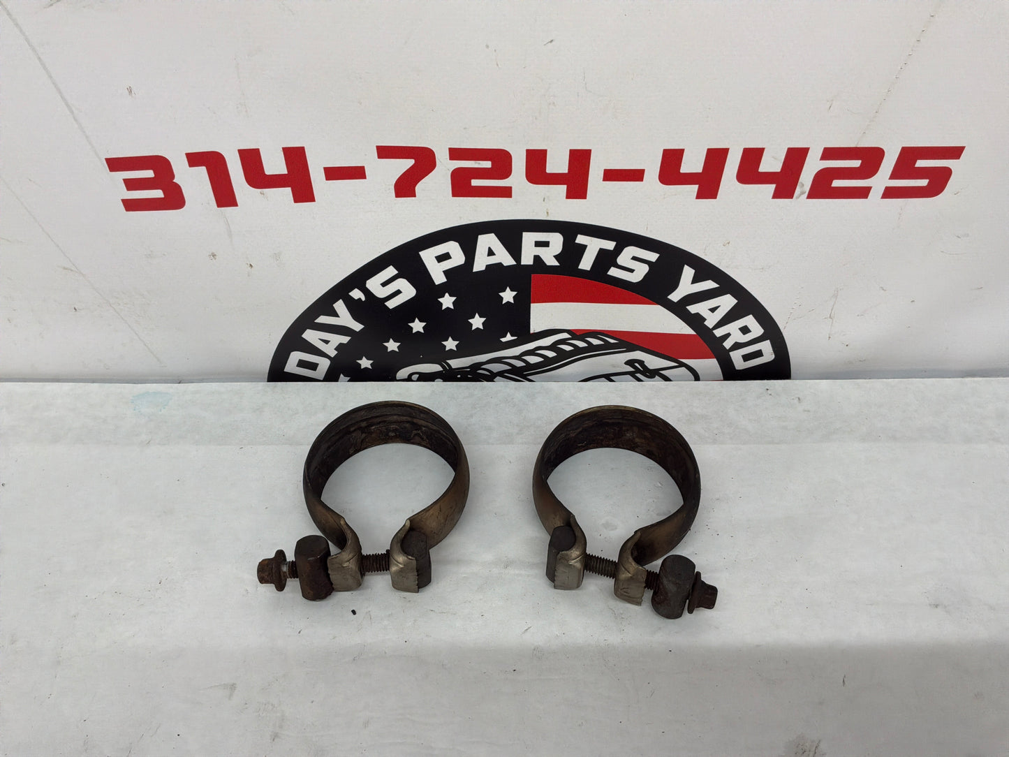 2014 Chevy SS Sedan Factory Exhaust Muffler Clamps OEM