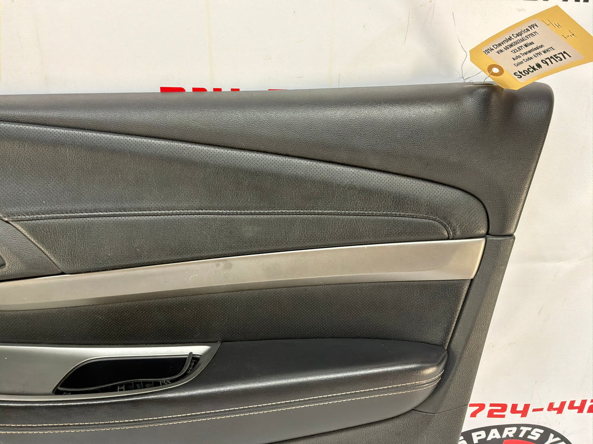 2014 Chevy Caprice PPV RH Passenger Front Door Panel OEM