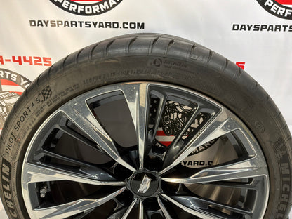 Cadillac CT5-V CT5V CT5 V Blackwing Black Wing Factory OEM Wheels Rims Front Rear