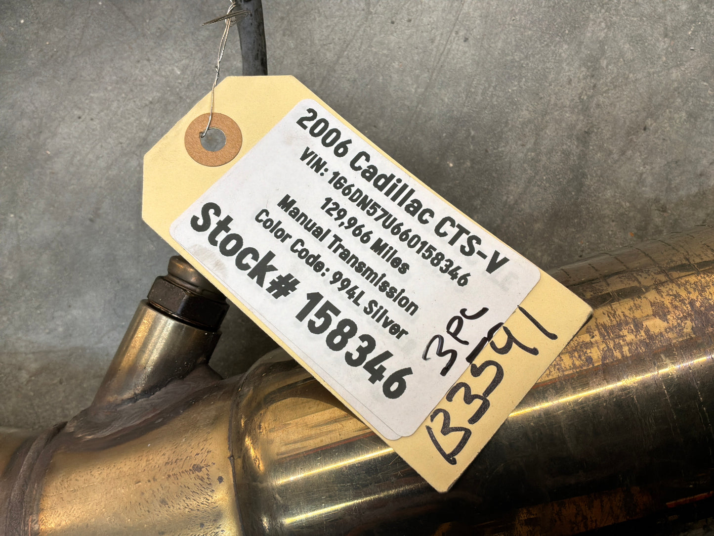 2006 Cadillac CTS-V Kooks Long Tube Headers Corsa Cat Back Exhaust