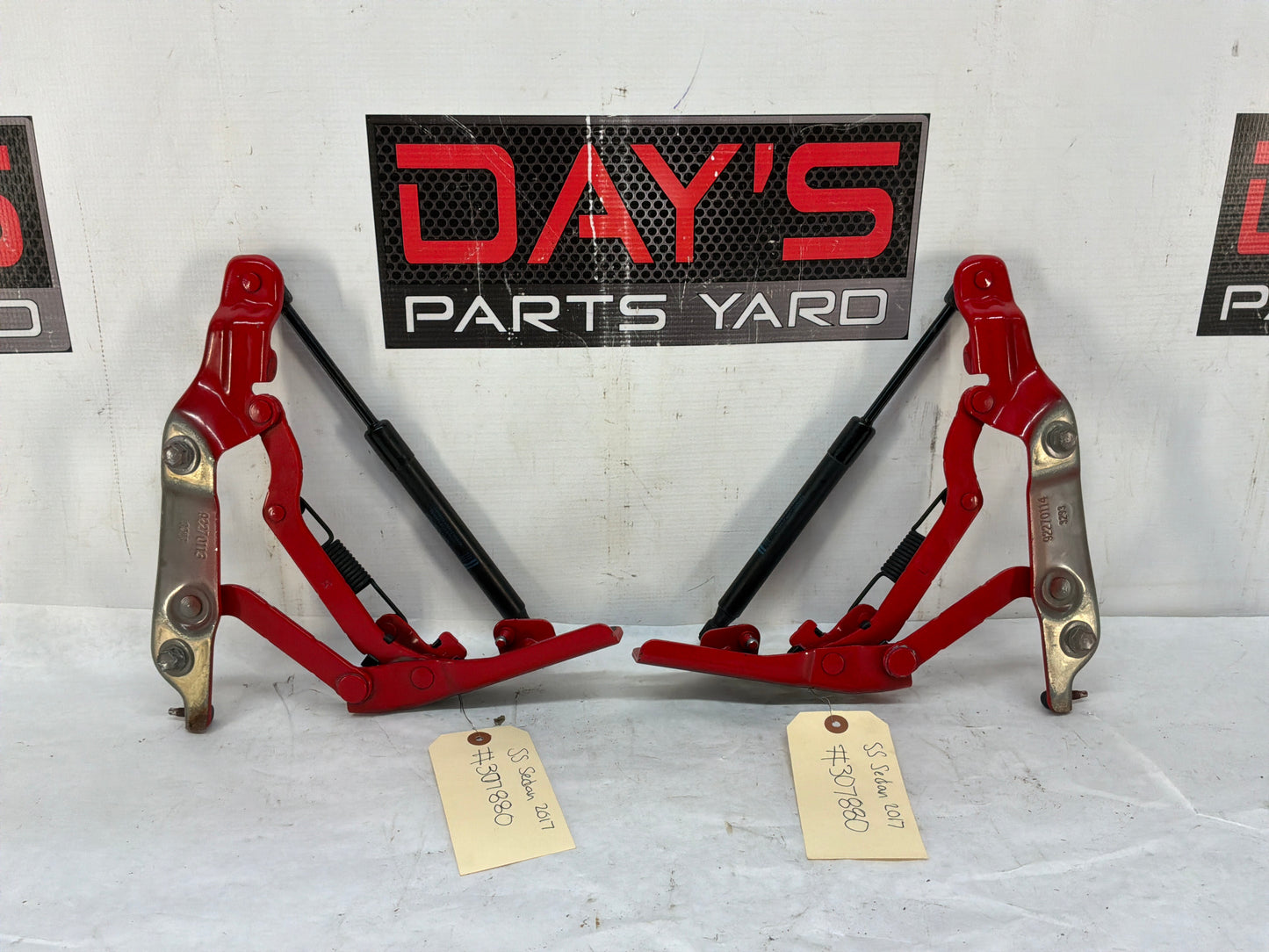 2017 Chevy SS Sedan RH & LH Trunk Deck Lid Hinges OEM