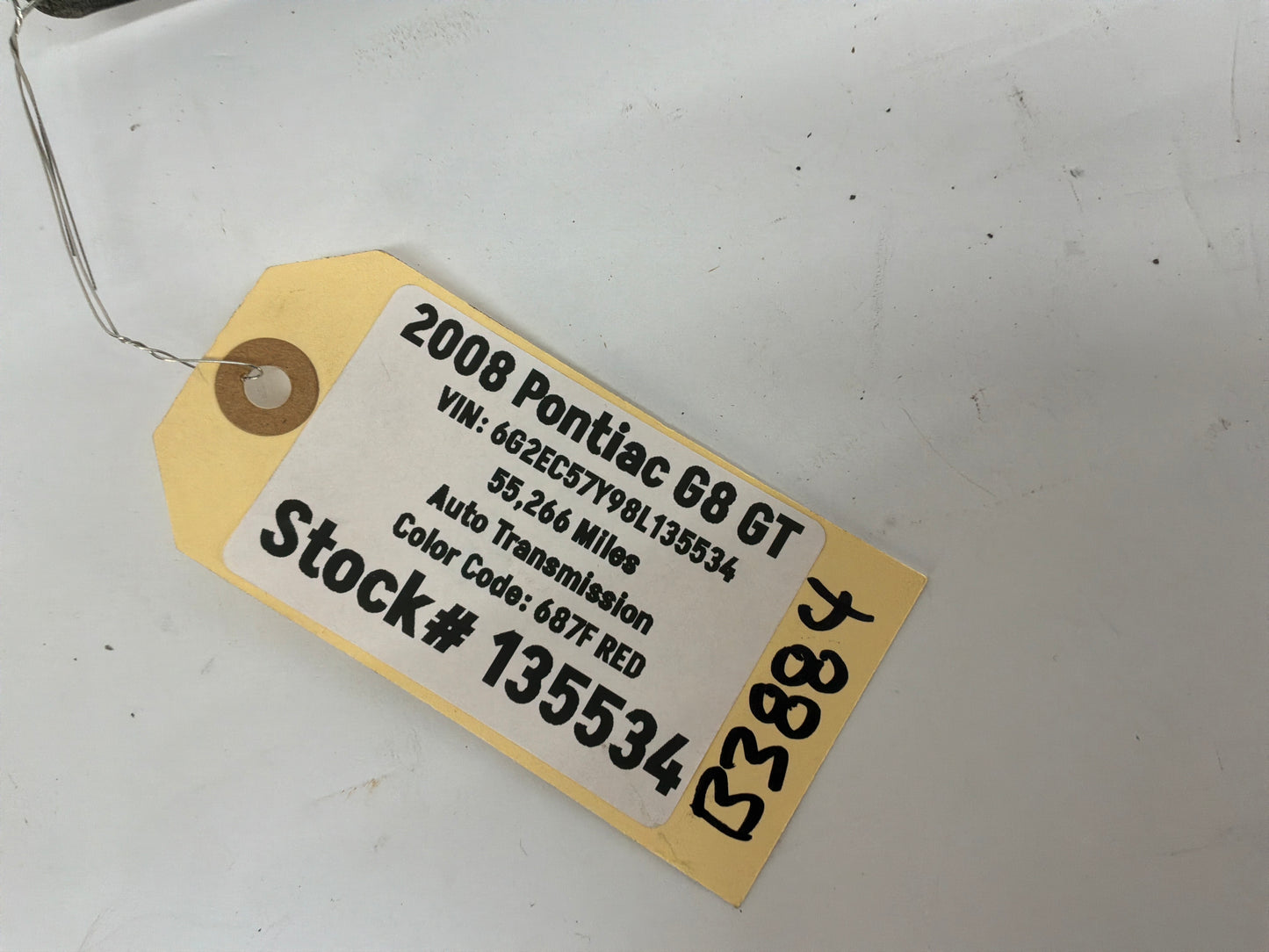 2008 Pontiac G8 GT Automatic Transmission Gear Shifter Linkage Rod OEM