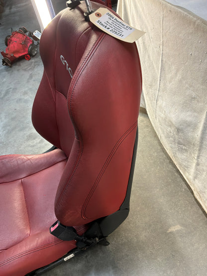 2004 Pontiac GTO Red Leather Seats Fronts and Rears OEM