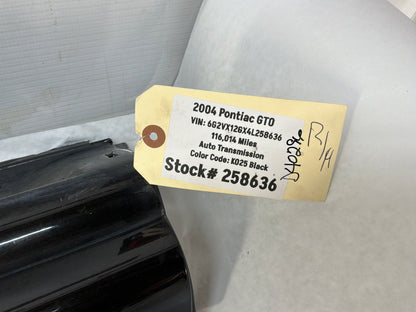 2004 Pontiac GTO RH Passenger Rocker Molding Side Skirt Panel Trim Black OEM