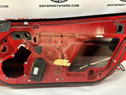 2002 Chevy C5 Corvette RH Passenger Interior Door Panel Red OEM